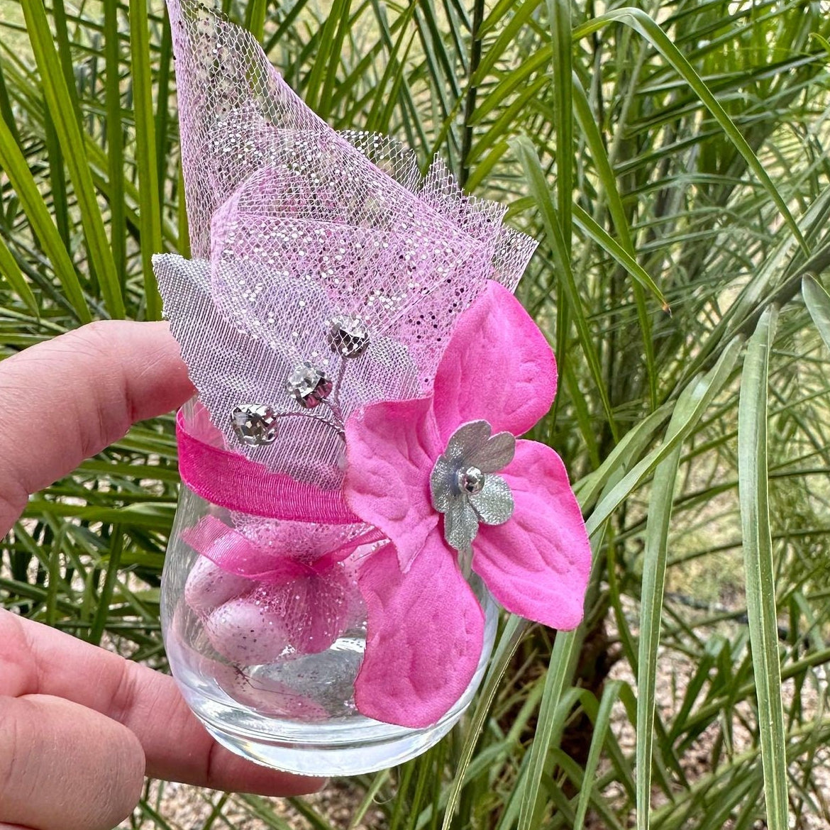 Personalized Shades of Pink Wedding Favors professional product photo 2