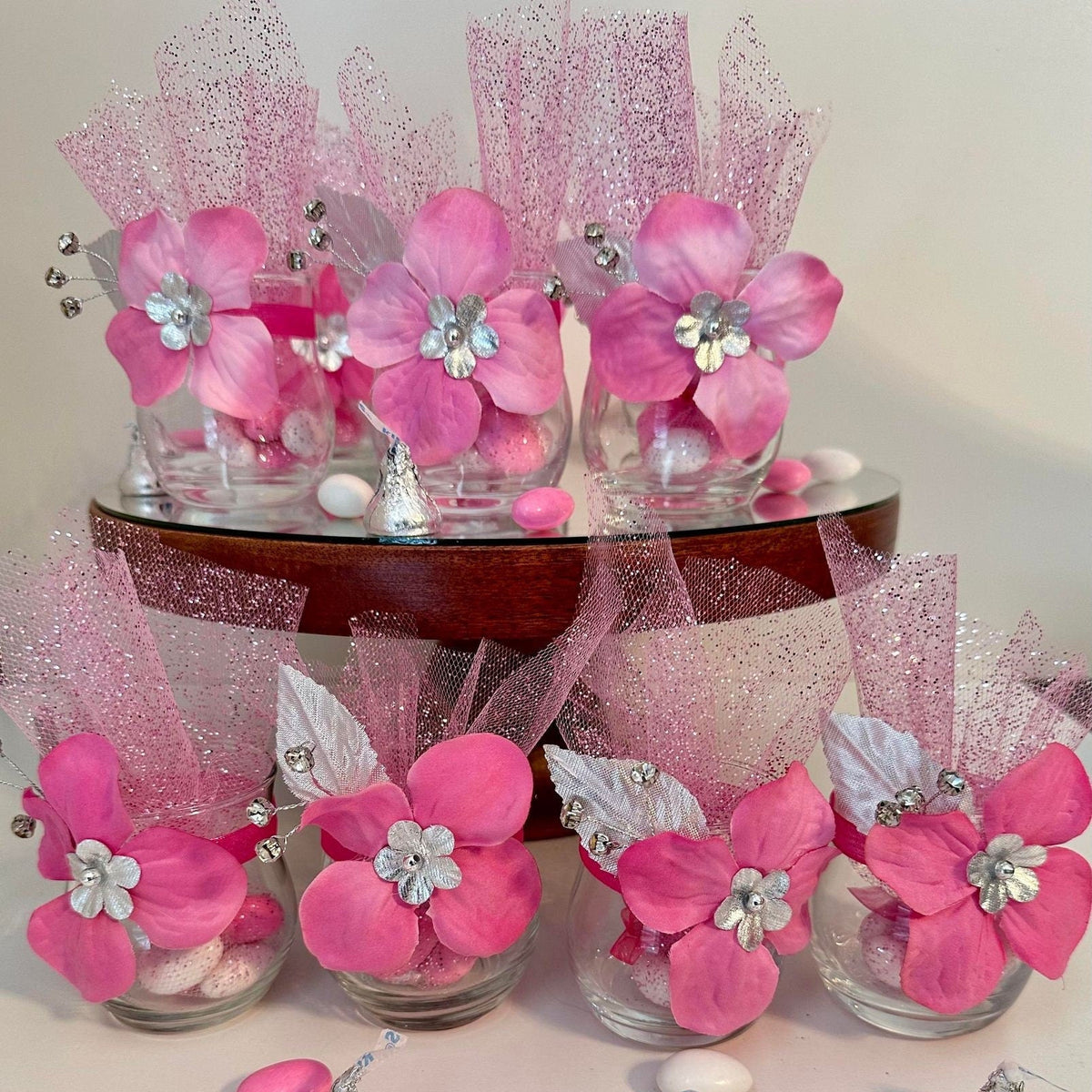 Personalized Shades of Pink Wedding Favors professional product photo 3