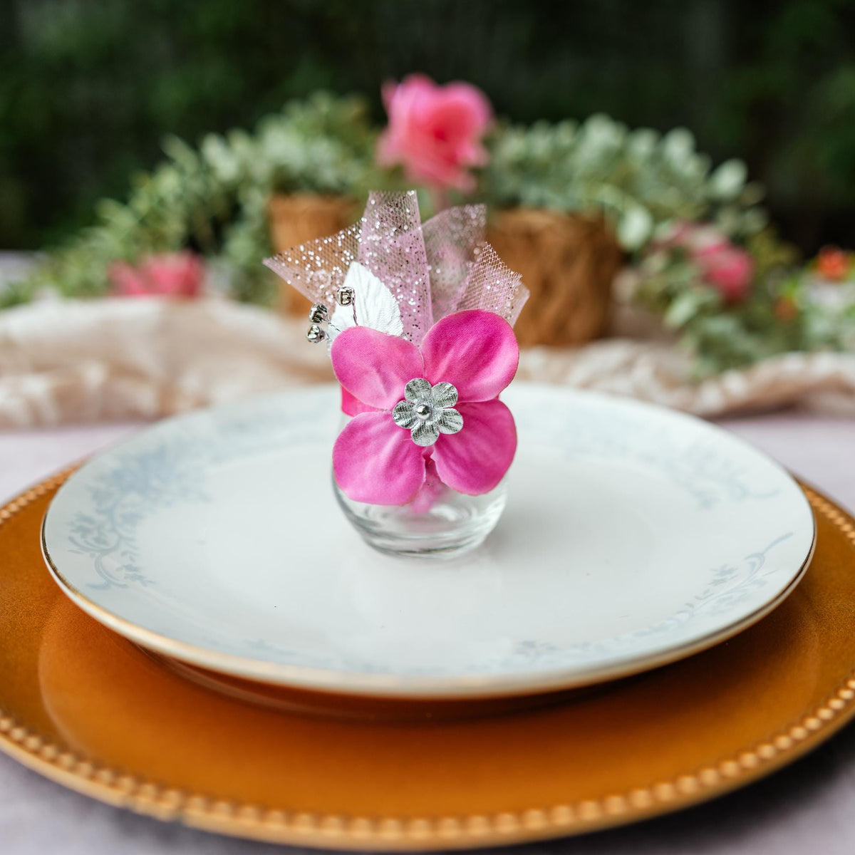 Personalized Shades of Pink Wedding Favors professional product photo 1