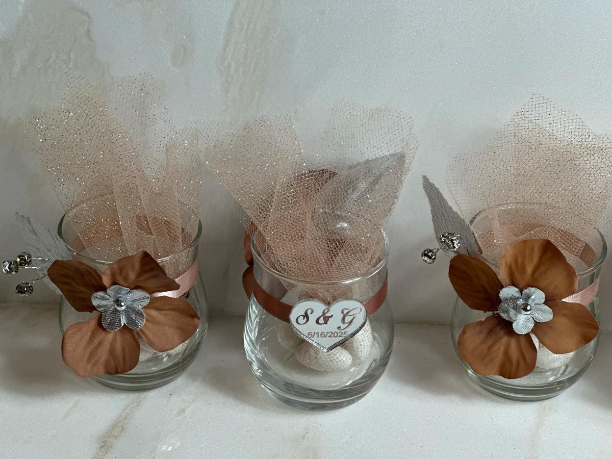 Personalized Burnt Orange Wedding Favors professional product photo 2