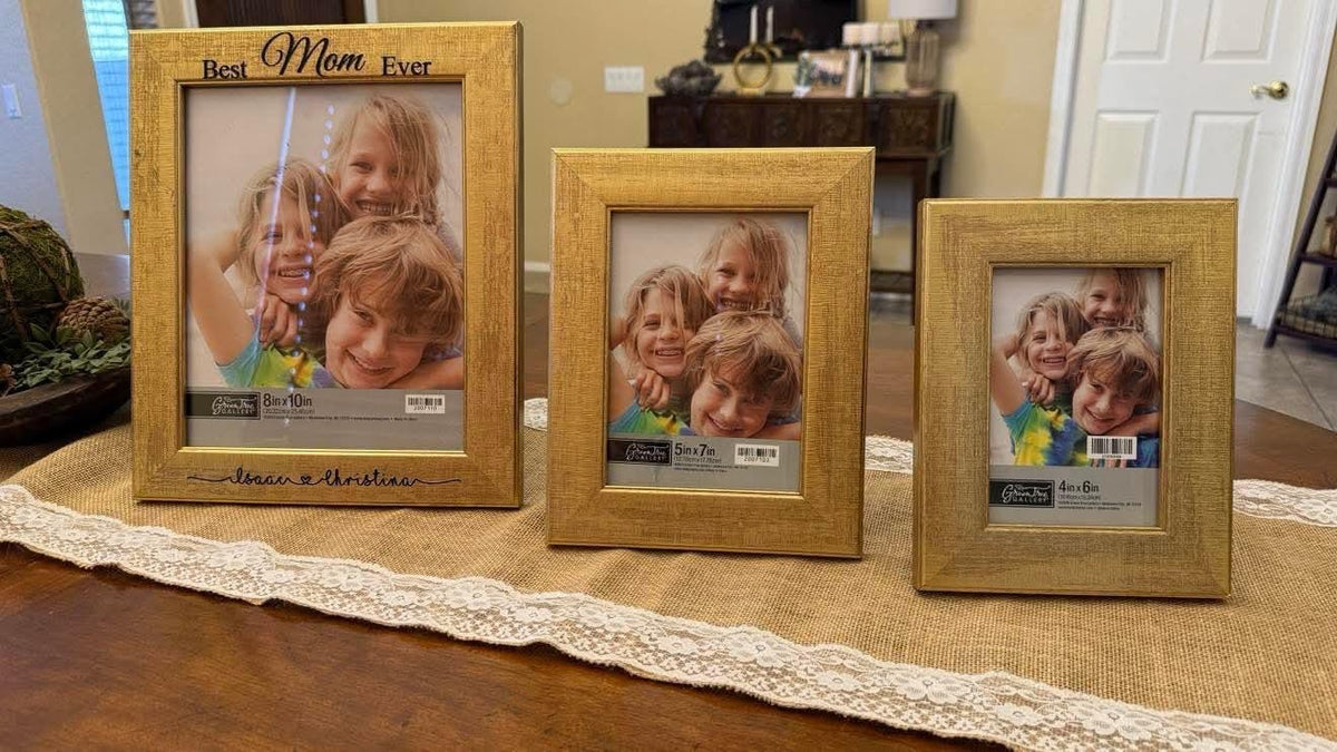 Personalized Gold Picture Frame for Mom