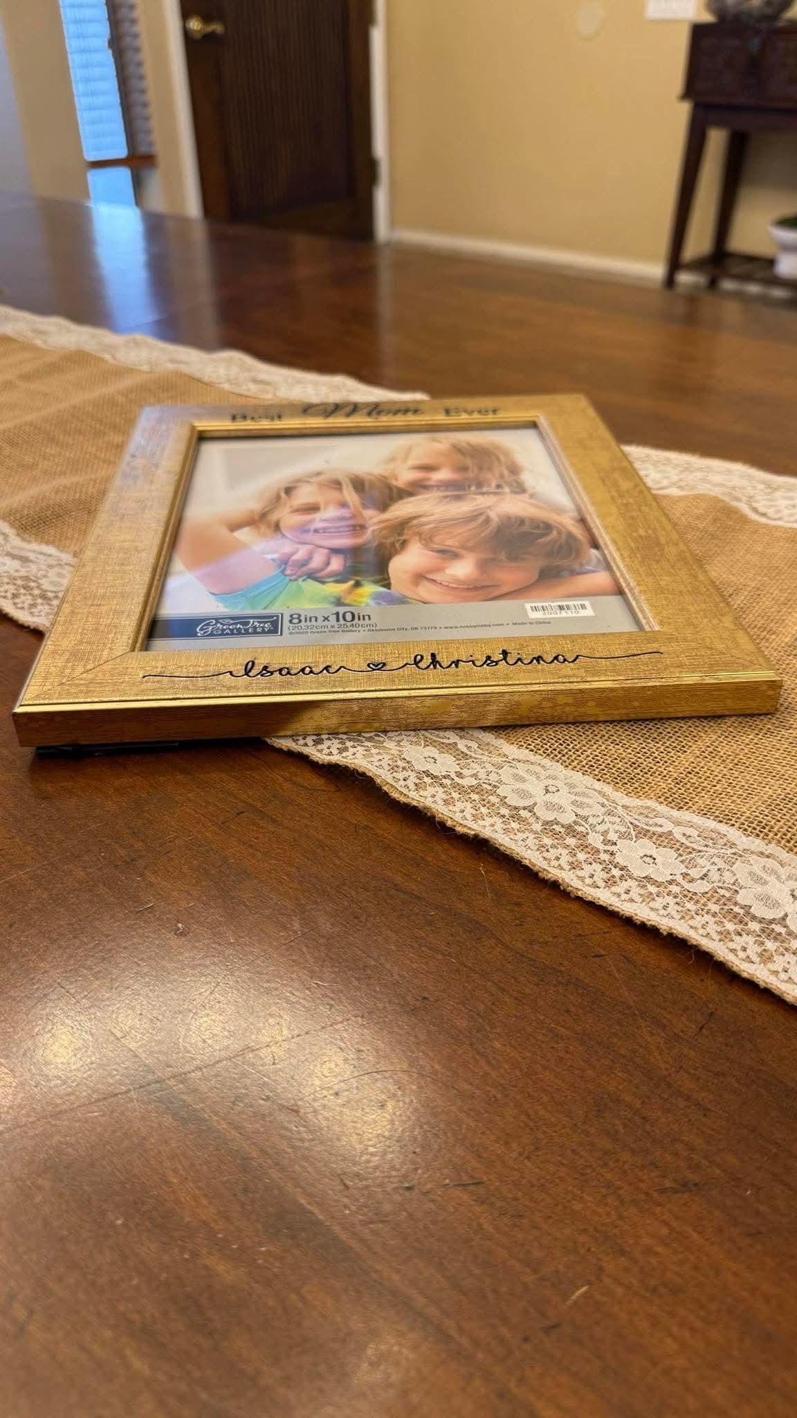 Personalized Gold Picture Frame for Mom