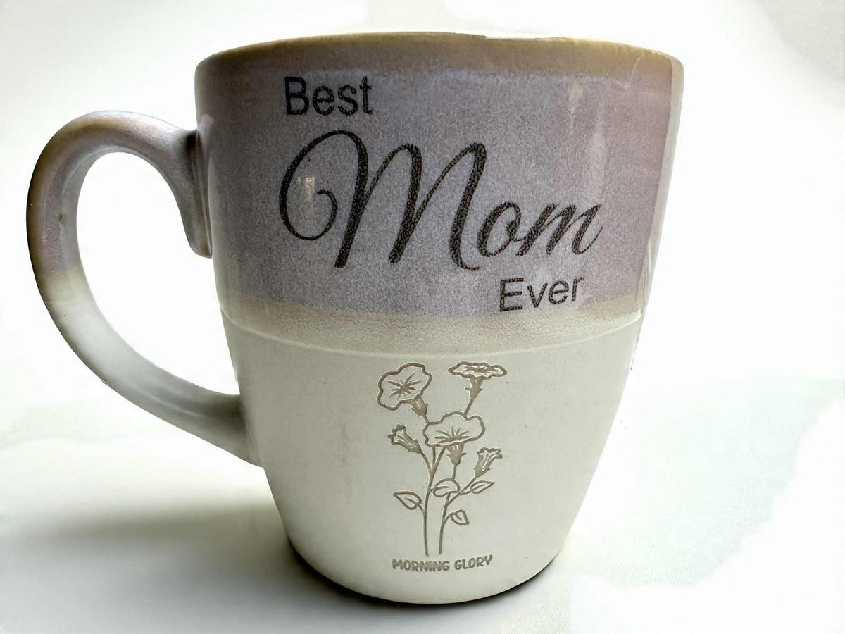 Personalized Birth Flower Coffee Mug