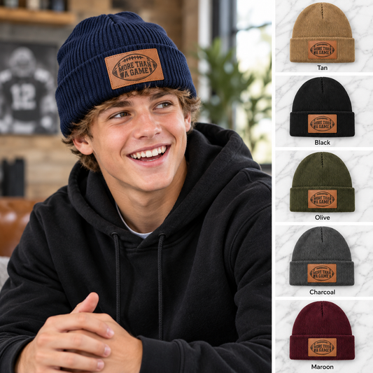 More Than a Game Football beanie six-color gallery